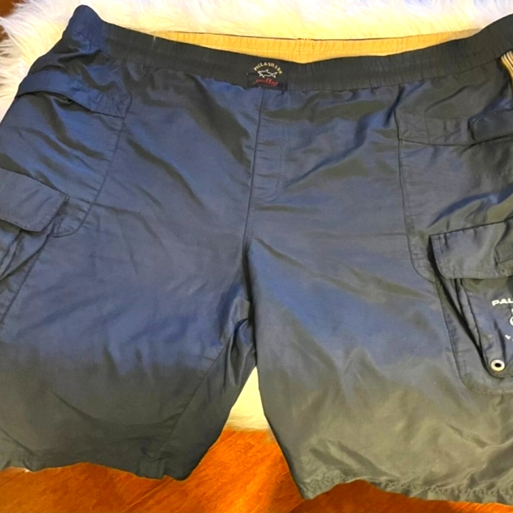 RARE VINTAGE Paul & Shark Yachting Mens 3XL Habana Yacht Club 10” Swim Shorts ⚓️